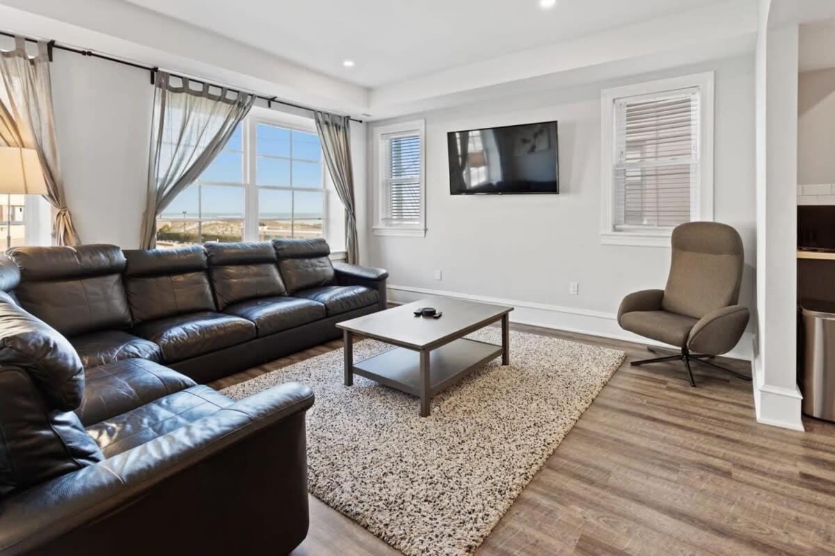 Modern 4Br 2Ba Apt Steps To The Beach Open Living Atlantic City Kültér fotó